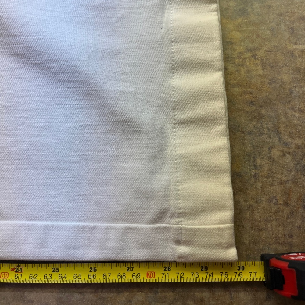 Talbots Women’s Sailor White Button-Accent Trousers Size 2 Wide Leg Jean - Picture 9 of 12